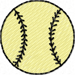 Baseball Embroidery Design 4 Baseball Embroidery Design 4